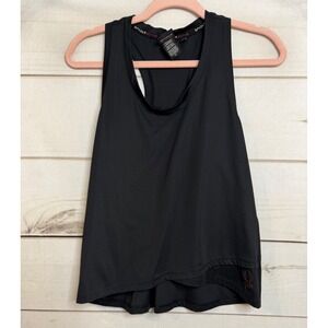 Spyder Active Womens Black Racerback Athletic Tank Top SP302 Medium Gym